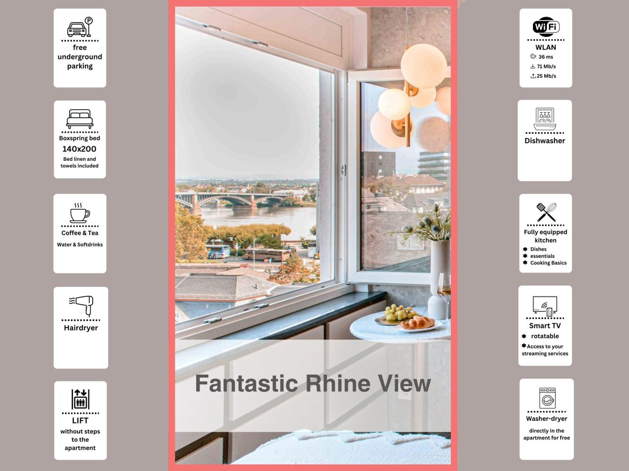Hidden Treasure Business Apartment Mainz - Fantastic Rhine View In Center Of Mainz Old Town Экстерьер фото