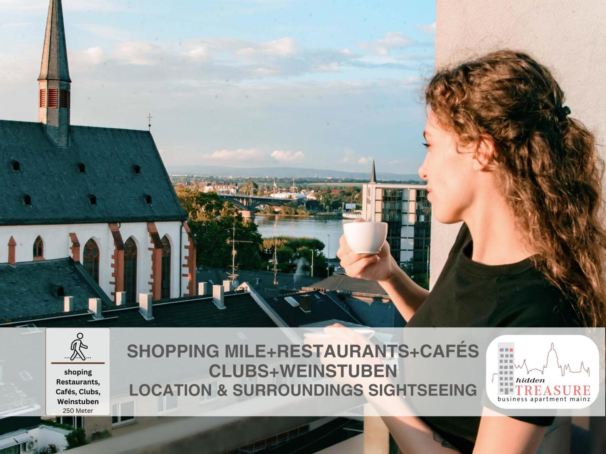 Hidden Treasure Business Apartment Mainz - Fantastic Rhine View In Center Of Mainz Old Town Экстерьер фото